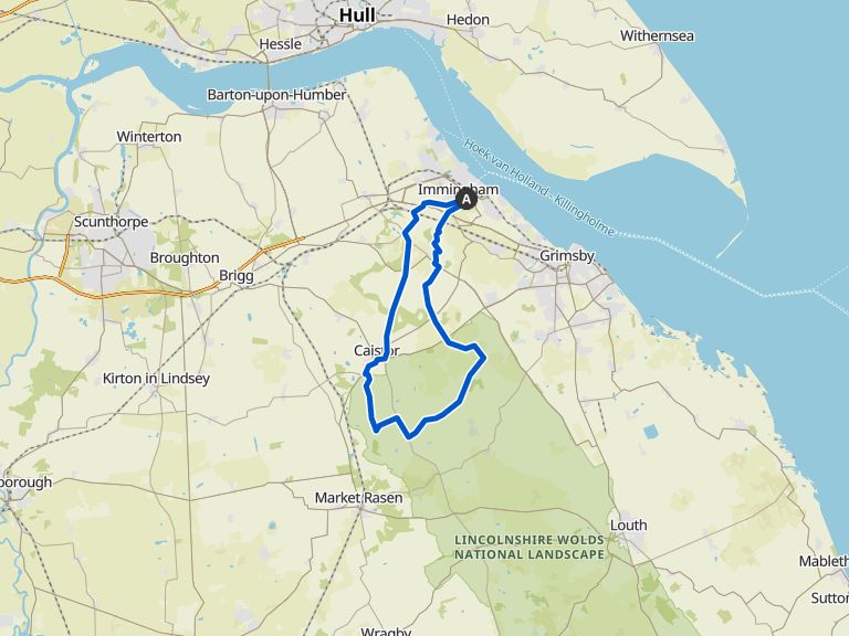 Immingham to Caistor loop — Highest Points of Lincolnshire Wolds AONB ...